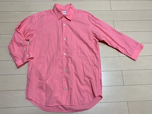 TAKEO KIKUCHI タケオキクチ シャツ ピンク ２サイズ