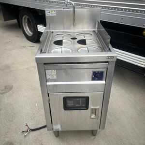 タニコー 業務用 ゆで麺機 【タニコー】電気ゆで麺器 TEU-45D 幅450×奥行600×高さ800mm