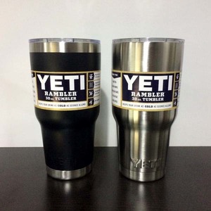 YETI イエティ 30オンス 黒 銀 30oz ランブラー タンブラー 保温 保冷 アウトドア 水筒 ボトル 2個セット