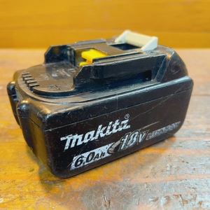 中古 B 純正品 マキタ makita 18V 充電池 6.0Ah BL1860B リチウムイオン バッテリー