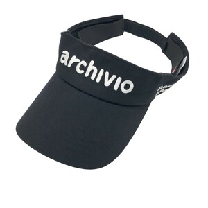 【1円】ARCHIVIO アルチビオ サンバイザー ブラック系 [240101208795]