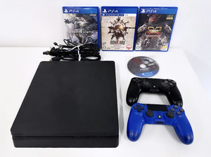 100円～★SONY PS4 CUH-2000A 500GB ジェット・ブラック PlayStation4 PS4ソフト ４本セット ホームスィートホーム etc プレステ4