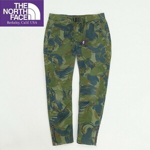 ◆THE NORTH FACE PURPLE LABEL ノースフェイス パープルレーベル NTW5507N 迷彩 カモフラ柄 スリム パンツ WM