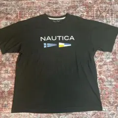 NAUTICA  ノーティカ　ビッグサイズ　ロゴ　Tシャツ　サイズL