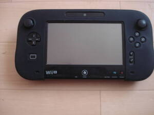 Y★任天堂 Wii U ゲームパッド WUP-010(JPN) ブラック 専用保護ジャケット付 完動良品 ★送料600円