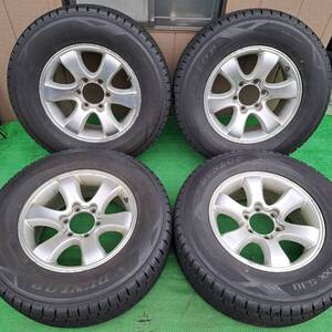 265/65R17 トヨタ ランクルプラド 純正アルミホイール 17インチ ダンロップ WINTER MAXX SJ8 2017年製 超バリ溝 4本セット