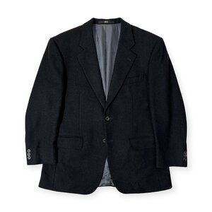 カシミヤ100%◆DAKS ダックス カシミア ウール テーラードジャケット ブレザー 96-86-170 06AB5 /黒/ブラック/メンズ/日本製