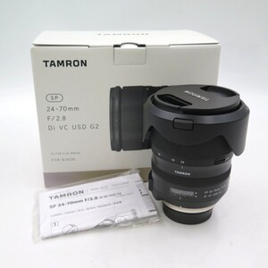 1円〜 TAMRON タムロン 24-70ｍｍ F2.8 Di VC USD G2 For Nikon レンズ 箱付 動作未確認 現状品 y41-3412682【Y商品】