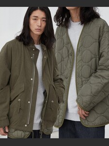 WYM LIDNM LAYERED 3WAY MILITARY BLOUSON Mサイズ カーキ KHAKI