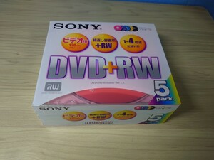 SONY★DVD+RW 5巻パック★