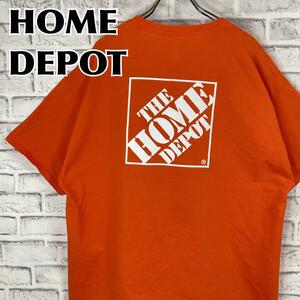 The Home Depot ホームデポ 企業Tシャツ 半袖 バックプリント 輸入品 春服 夏服 海外古着 会社 建材 リフォーム 住宅 建設 施工