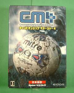 【3534】 Eidos チャンピオンシップ マネージャー4 新品 CM4 Championship Manager サッカー チーム シミュレーション(監督 マネージャー)