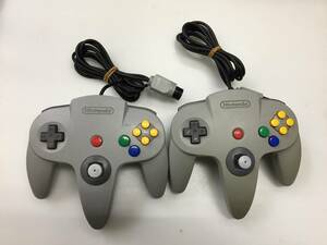 NINTENDO NINTENDO64 コントローラー NUS-005 ２個 中古品B-9797