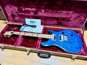 【美品】PRS SE Custom 24 Roasted Maple Limited Blue Matteo 