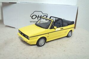 otto mobile VW ゴルフ カブリオレ 1/18 ミニカー 黄 フォルクスワーゲン GOLF