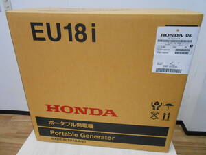 27526 新品 未使用 未開封 HONDA ホンダ ポータブル発電機 EU18i Portable Generater インバータ発電機 保証書有