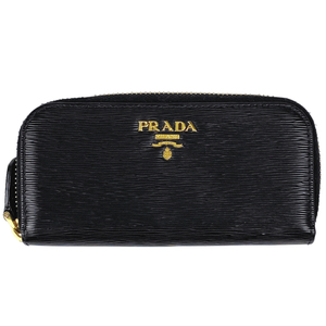 プラダ PRADA ロゴ ６連 キーケース キーフック キーケース レザー ネロ(ブラック) レディース 【中古】