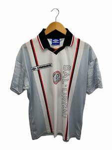 BAL◆BAL UMBRO SOCCER JERSEY/XL/ポリエステル/WHT/BAL-2052