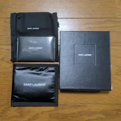 サンローラン パリ SAINT LAURENT PARIS二つ折り財布 ブラック