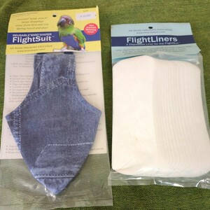 中型インコ用●FlightSuitライナー付き●中型インコ コニュア●Xサイズ