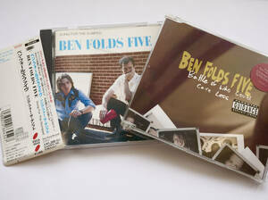 即決 2枚セット Ben Folds Five ベンフォールズファイブ Songs for dumped ソングスフォーダンプト Battle of who could care less