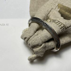 visvim, shiprock santafe購入 c.1940 ナバホ バングル インゴットシルバー インディアンジュエリー Navajo bangle ヴィンテージ チゼル