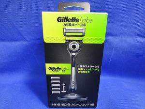 【未使用】 Gillette Labs 替え刃（5枚）・カミソリスタンド付きセット