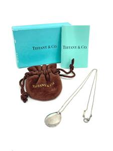 H1500*5　TIFFANY&Co. 　ティファニー　ネックレス　925　エルサペレッティ　マドンナ　シルバー　アクセサリー　ペンダント　箱/巾着付き