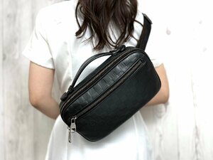 極美品 LOUIS VUITTON ルイヴィトン ダミエアンフィニ アンブレール オニキス ボディバッグ ショルダーバッグ バッグ N41288 メンズ 73374