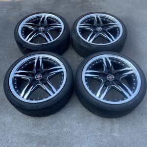 AME STEINER 18×7.5J PCD100-5H 215/40R18 ジャンク　プリウスカローラスポーツ86BRZウィッシュ