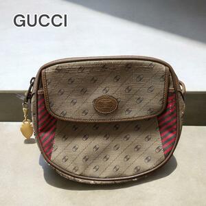 GUCCI グッチ ショルダーバッグ レザー ヴィンテージベージュ