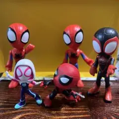 スパイダーマン フィギュア 5体セット　SALE