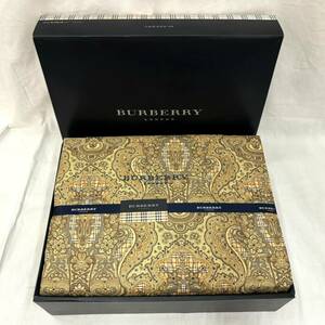 未使用 長期保管品 BURBERRY バーバリー 羽毛肌掛けふとん