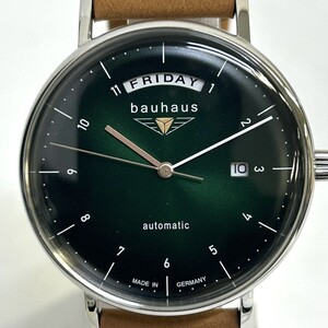 G236-W6-2304 ◎ bauhaus バウハウス 21 JEWELS 21石 2162-4AT 自動巻き オートマチック 稼動 メンズ 腕時計 未使用 箱付き