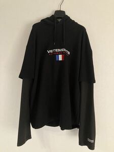 VETEMENTS 2018aw フランス国旗パーカー　BALENCIAGA バレンシアガ