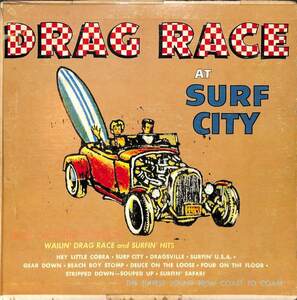 245696 RED & THE COBRAS / Drag Race At Surf City(LP)
