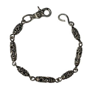 【中古】 CHROME HEARTS クロムハーツ 1クリップ ケルティックローラー ウォレットチェーン ショート 15007735 AO