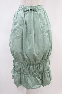 Jane Marple Dans Le Salon / Vintage satin bubble skirt ミント H-25-01-21-1053-JM-SK-KB-ZH