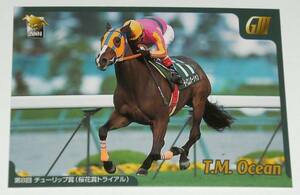 【トレカ】競馬・バンダイ・2001年・GⅢ勝馬カード・047 テイエムオーシャン