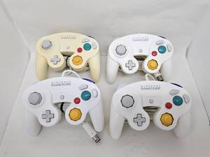 【動作確認済】 ニンテンドー ゲームキューブ コントローラー ホワイト 4個 Nintendo GameCube GC