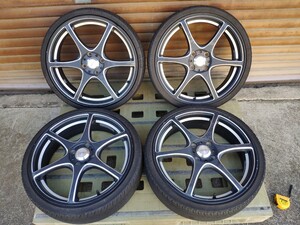 ☆5ZIGEN/ProRacer☆　プロレーサー　4穴/PCD100mm　17インチアルミ&タイヤ　165/40R17　4本セット　軽自動車　 ☆岐阜発☆