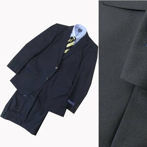 新品!Ermenegildo Zegna(エルメネジルド・ゼニア)の春夏2つボタンスーツ ネイビー 紺無地 0313　BＢ5