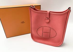 ☆ブランド品☆ ◆美品◆　HERMES　エルメス　エブリン　TPM　ショルダーバッグ　ルージュトマト　Z刻印