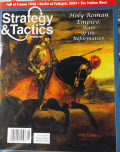 DG/STRATEGY&TACTICS NO.247/HOLY ROMAN EMPIRE;WARS OF THE REFORMATION/駒未切断/日本語訳無し