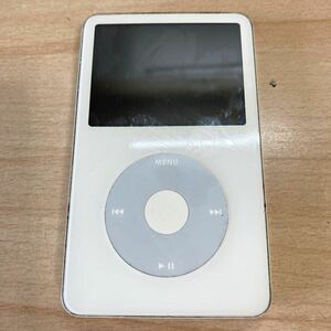 Apple アップル iPod classic 第5世代? A1136 80GB ミュージックプレーヤー ホワイト (4-3)