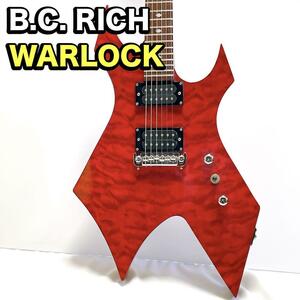 B.C. RICH WARLOCK BCリッチ ワーロック 赤　レッド　変形ギター