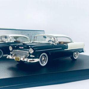 絶版品 希少モデル VITESSE 1/43 CHEVROLET BELAIR SPORT COUPE 1955 IVORY BLACK シボレーベルエア スポーツクーペ アイボリー / ブラック