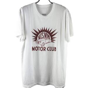 VISVIM(ビズビム) MOTOR CLUB SHINING CAR T Shirt (white)