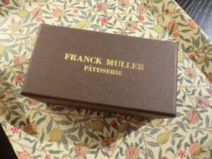 FRANCK MULLER フランクミュラー 限定 箱 小物 雑貨 美品 ブラウン ゴールド ロゴ 金 非売品 ケース 収納 紙 容器 インテリア オブジェ