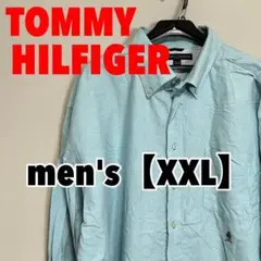 f906【TOMMY HILFIGER】長袖シャツ【XXL】